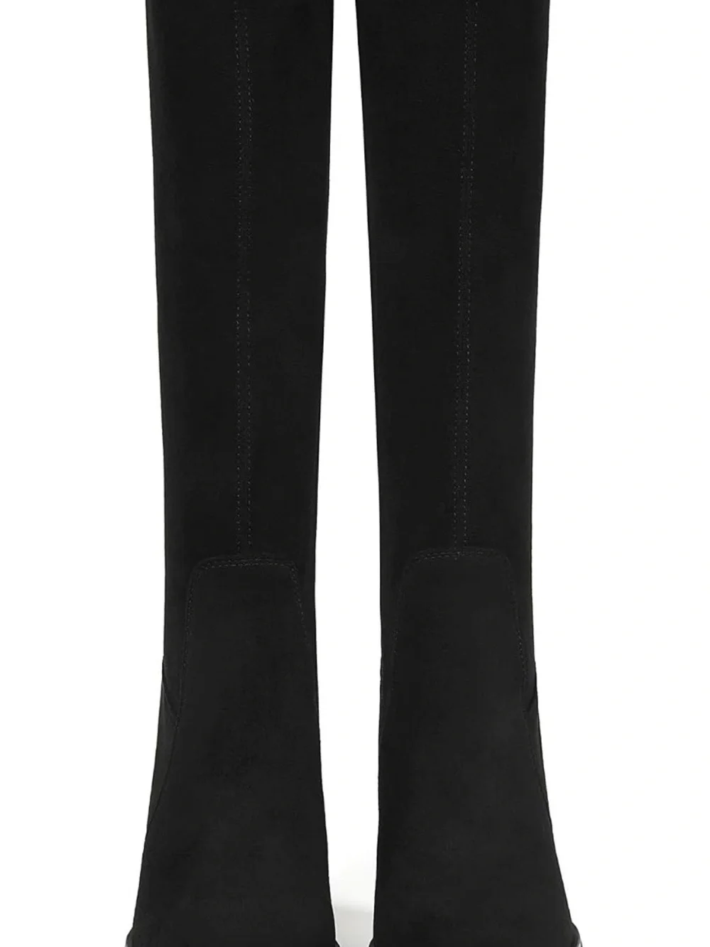 Wetviro Platform Suede Knee-High Boots (not for wide calf)